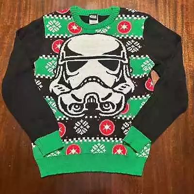 Buy Star Wars Boys Large Storm Trooper Sweater Ugly Sweater May The Forth Be W/ You • 20.91£