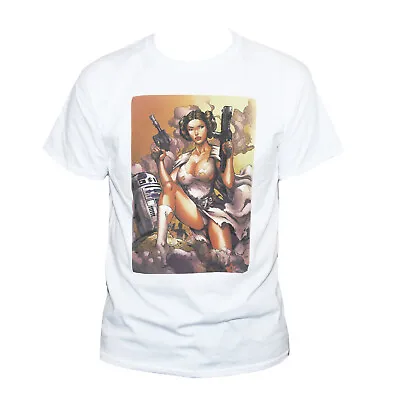Buy Princess Leia Rebel Alliance T Shirt Star Wars Art Unisex Short Sleeve • 13.05£