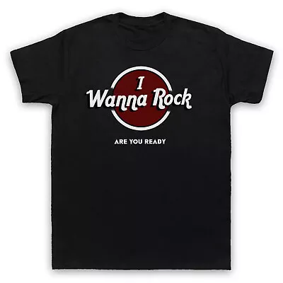 Buy I Wanna Rock Are You Ready Rock Twisted Music Slogan Mens & Womens T-shirt • 17.99£