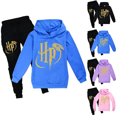 Buy Harry Potter Kids Hoodies Sweatpants Set Jogging Tracksuit Sweatshirt Outfits • 10.59£