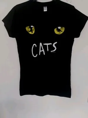 Buy Cats Broadway Musical TShirt  Size Medium Black VGC 1981 Vintage Gildan • 18.93£