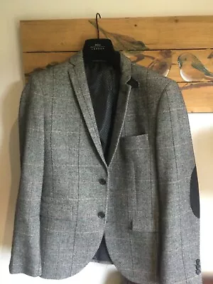 Buy Mens Sports Dinner Jacket/Blazer, Main Colour Grey With Check Pattern. • 20£