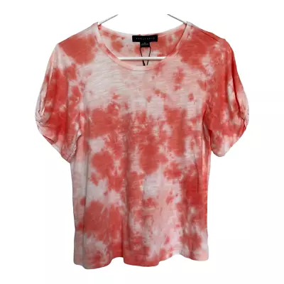 Buy Sanctuary Womens Tee T Shirt Top Round Neck Short Sleeves Tie Dye  Size XS Peach • 8.99£