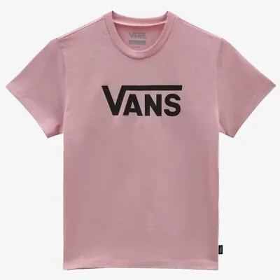 Buy Vans Girls Flying V Crew T-Shirt / Pink / RRP £21 • 11£