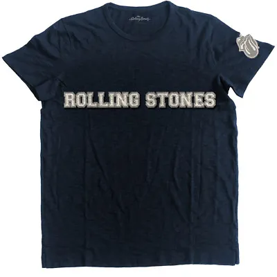 Buy The Rolling Stones Logo And Tongue Applique Slub T-Shirt OFFICIAL • 15.19£