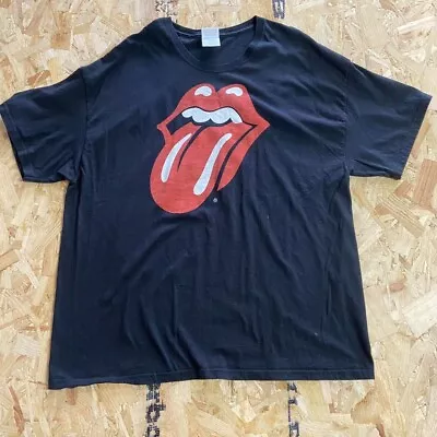 Buy The Rolling Stones T Shirt Black 2XL XXL Mens Hanes Heavyweight Music Graphic • 8.99£