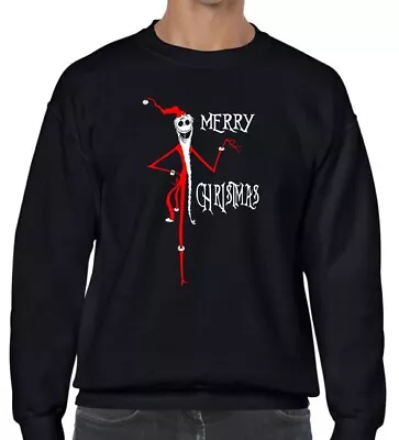 Buy JACK SKELLINGTON Nightmare Before Christmas Sandy Claws Black Sweater Unisex  • 19.99£