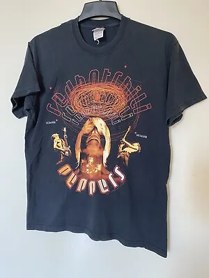 Buy Vintage Red Hot Chilli Peppers Stadium Arcadium T-shirt Medium Black Gildan Crew • 45£