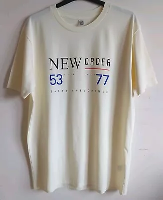 Buy RARE Official New Order ‘Taras Shevchenko’ (New York) Men's L FACT77 T-Shirt • 34.95£