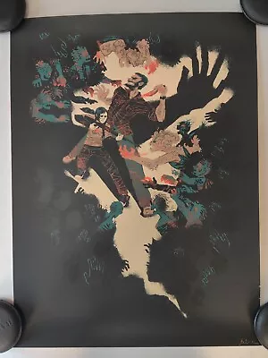 Buy The Last Of Us Swarmed Lithograph Art Print Poster Rare Merch Mondo Part 1 2 HBO • 222.76£
