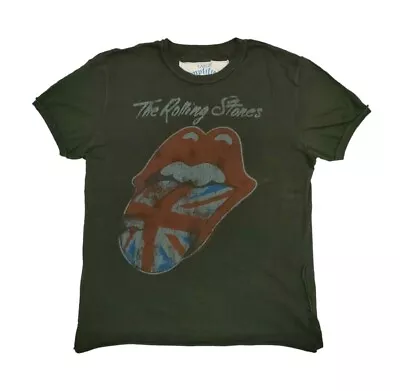 Buy Amplified Vintage Rolling Stones T-Shirt - Union Jack - Distressed - Size Large  • 25£