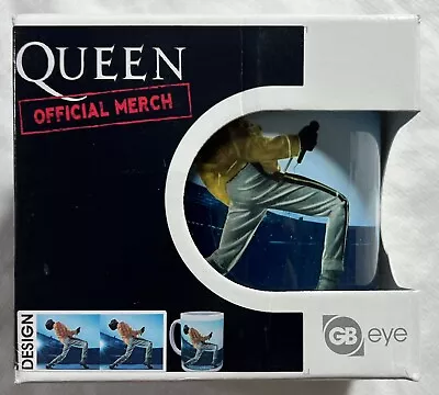 Buy Queen Official Merch Concert Photo Coffee Mug BRAND NEW Gift Boxed Freddy Mecury • 6.99£