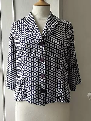 Buy Vintage 1950s Short Tailored Spotted Jacket • 10£