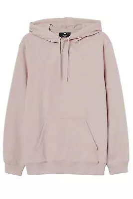 Buy H&M Mens Hoodies In Plain Muted Colours Cotton Blend Summer Weight • 15.95£