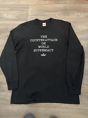Buy Supreme UNDERCOVER Public Enemy Counterattack L/S Tee, Black, Large, Stussy • 110£