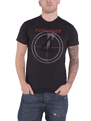 Buy Foreigner T Shirt Distressed 4 Album Cover Official Mens New Charcoal Grey • 15.95£