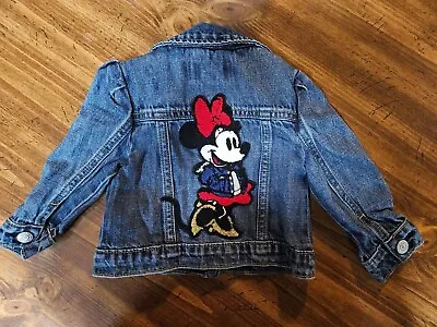 Buy Baby Gap Disney Minnie Mouse Denim Jacket 12-18 Months • 27.35£