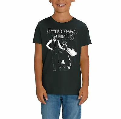 Buy Official Fleetwood Mac Rumours Children's Unisex Black T-Shirt • 18.99£