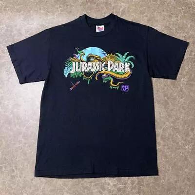 Buy Old Clothes 90S Jurassic Park Vintage T-Shirt Black • 213.24£