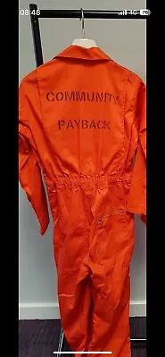 Buy Misfits Jumpsuit / Prison Jumpsuit Costume (Womans’: Size 36 Chest) • 25£