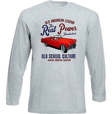 Buy Vintage American Car Thunderbird - New Cotton T-shirt • 16.99£