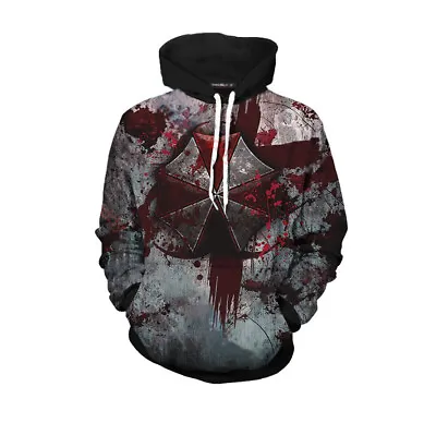 Buy Resident Evil Umbrella 3D Printed Hoodie Unisex Men Cloth Pullover Sweatershirt • 25.30£