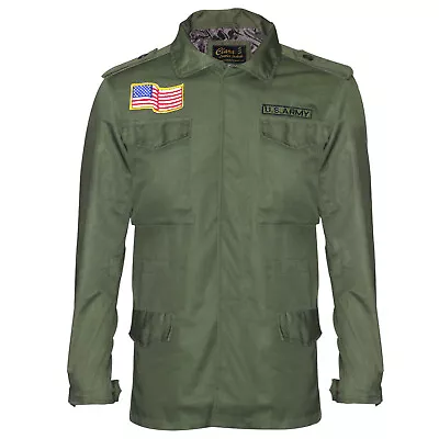 Buy M65 John Rambo Vintage Us Army Military Combat Field Brandit Olive Green Jacket • 50£