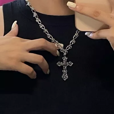 Buy Gothic Punk Necklace Jewellery Fashion Charm Statement Women Men • 5.77£