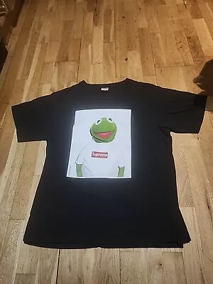 Buy 2008 Supreme Kermit Photo T Shirt Size X LARGE  Auth Great Condition • 56£