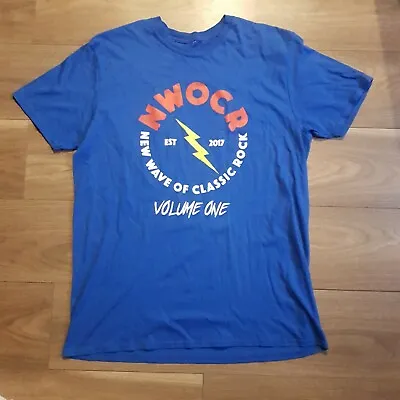 Buy NWCR T Shirt Adult XL Blue New Wave Of Classic Rock Volume 1  2017  • 17£