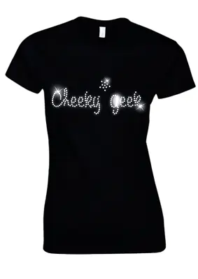 Buy CHEEKY Geek Ladies Crystal T Shirt  - Hen Night - 60s 70s 80s 90s All Sizes • 9.99£