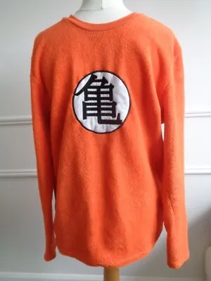 Buy Dragonball Z  Orange Pyjama Fleecy Top Primark Size Large • 18£