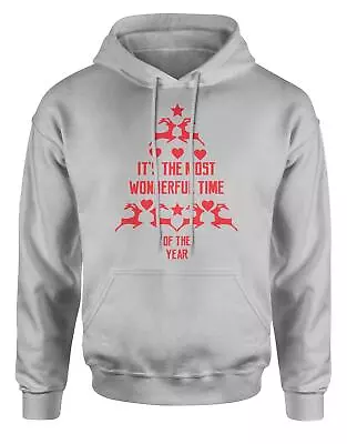 Buy MOST WONDERFULL TIME OF THE YEAR Hood Parody Hoodie Comedy Xmas Jumper Gift • 19.47£