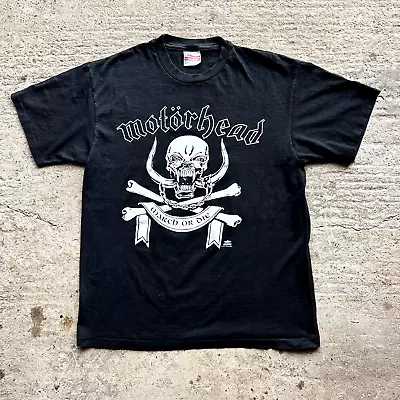 Buy Vintage Motorhead - 'March Or Die' - 1992 - M Tour T-Shirt 90's Single Stitch • 84.99£