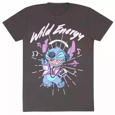 Buy Lilo And Stitch - Stitch - Wild Energy - Large - Unisex - New T-shirt - K777z • 14.48£