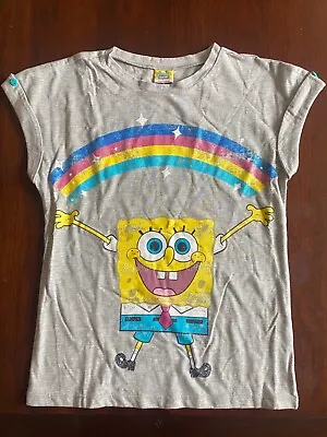 Buy Girls George Asda Spongebob Squarepants T Shirt Age 12-13 Really Useful  • 4.50£