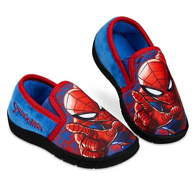 Buy Spiderman Boys Slippers, Official Marvel Avengers Merchandise, Gifts For Kids • 13.49£