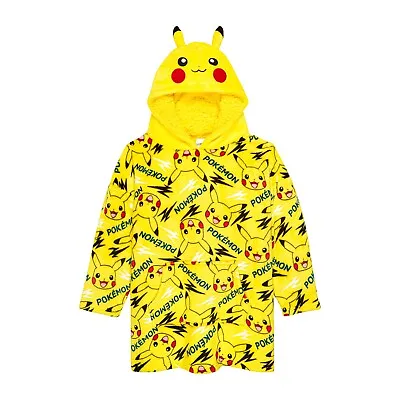 Buy Pokemon Hoodie For Kids, Pikachu Hoodie Blanket, One Size Fits All 6-13 Years • 24.95£