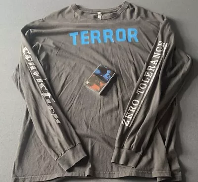 Buy Terror Conviction/zero Tolerance Longleeve + Cassette SOLD OUT Hatebreed HXC • 29.99£
