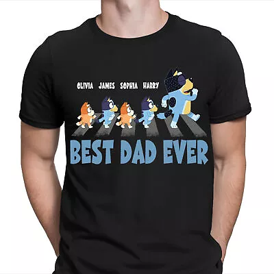 Buy Best Dad Ever Personalised Fathers Day T Shirt Birthday Tee Top #FD#2 • 9.99£
