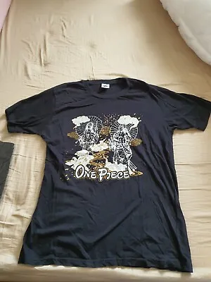 Buy Japan One Piece Mugiwara Store Black T-shirt Free Size Set Of 2 Rare Merchandise • 36.88£