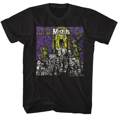 Buy Misfits Earth A.D. Album Cover Men's T Shirt Punk Rock Band Merch • 50.12£