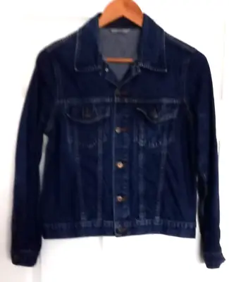Buy M&S Denim Jacket UK 10 Outer Front Pockets Classic Design Very Good Condition • 10£