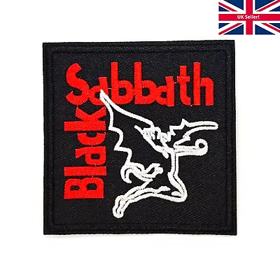 Buy Iron On BLACK SABBATH Patch Heavy Metal Rock Band Logo Music Patches For Clothes • 2.99£