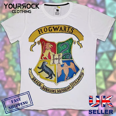 Buy Harry Potter Triangle Hogwarts Alumni Ravenclaw Gryffindor Slytherin T Shirt • 6.99£