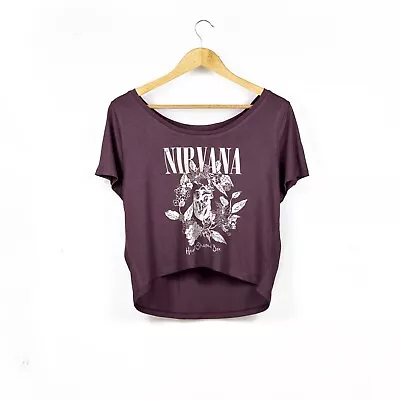 Buy Nirvana - Heart-Shaped Box - Ladies Organic Blend Over-Sized T-Shirt • 25.99£