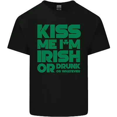 Buy Kiss Me Im Irish Or Drunk St Patricks Day Kids T-Shirt Childrens • 8.49£