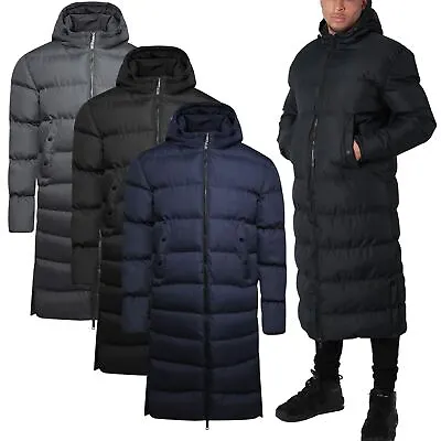 Buy Mens Parka Hooded Jacket Soul Star Padded Winter Warm Zip Coat • 34.99£