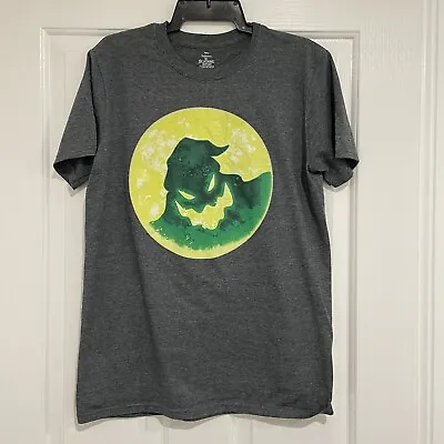 Buy Disney Tim Burton's The Nightmare Before Christmas Men’s Size M Grey T-Shirt VGC • 10.52£