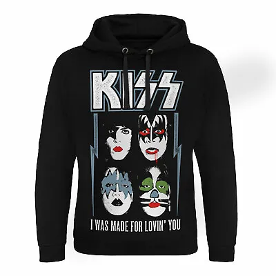 Buy Officially Licensed KISS - I Was Made For Lovin' You Epic Hoodie • 19.99£